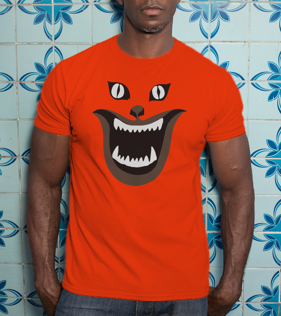Criterion Channel The Criterion House Horror Cat Face Criterion Merch T-Shirt