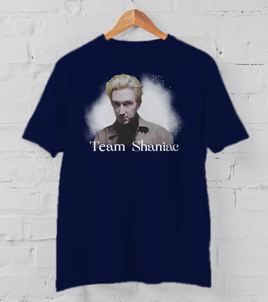 Team Shaniac Cosmic Portrait With Blonde Figure T-Shirt