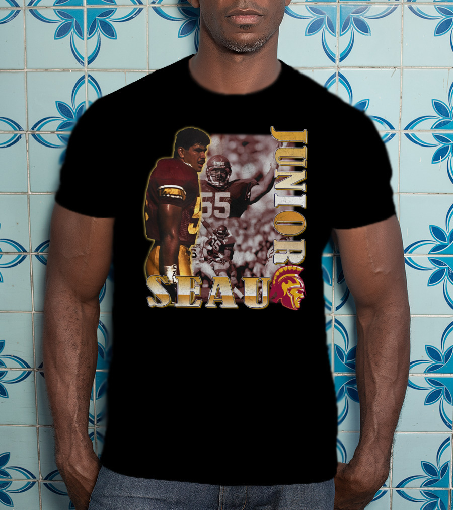 Junior Seau USC Trojans 55 Football Legend T-Shirt