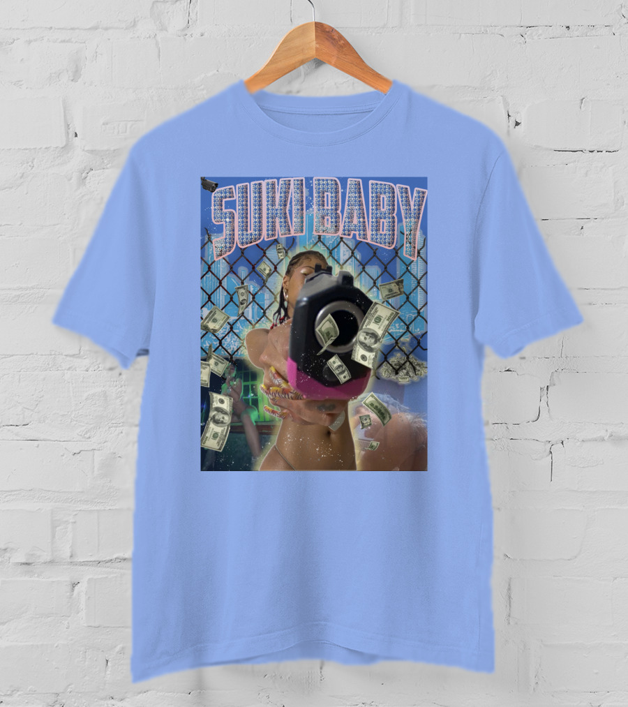 Suki Baby Money And Glamour Urban Aesthetic T-Shirt