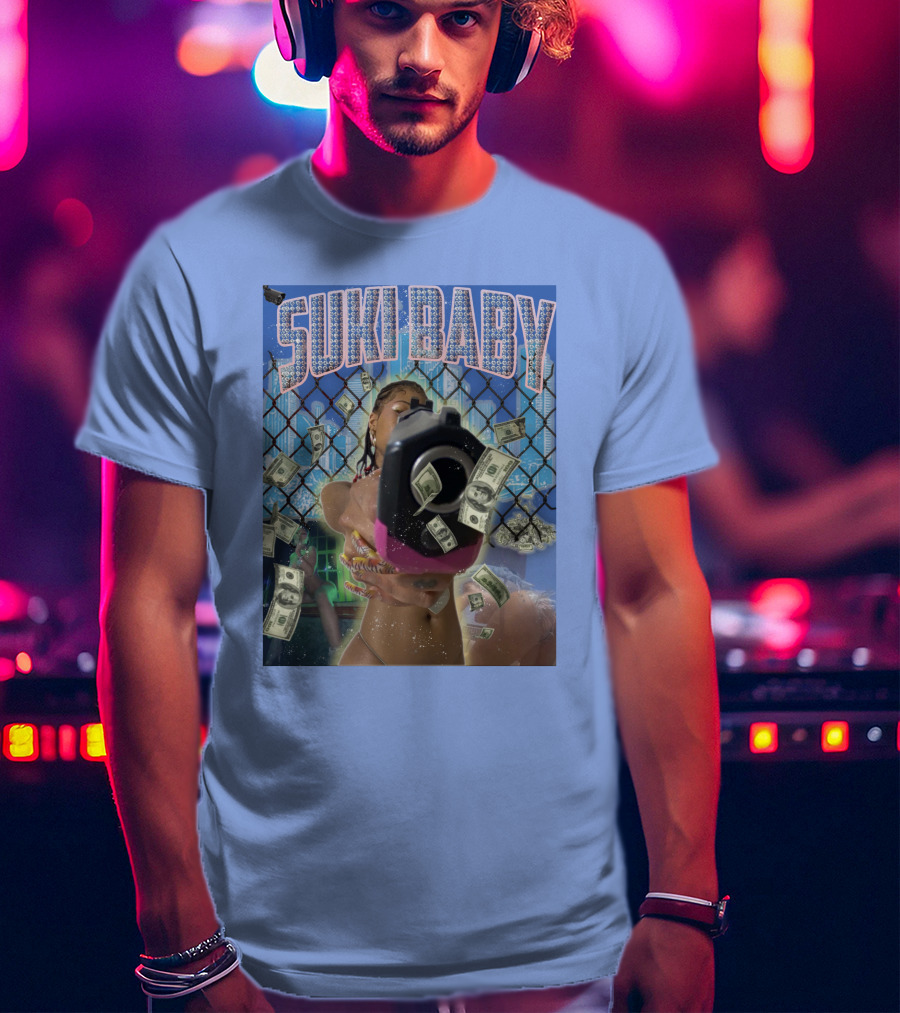 Suki Baby Money And Glamour Urban Aesthetic T-Shirt