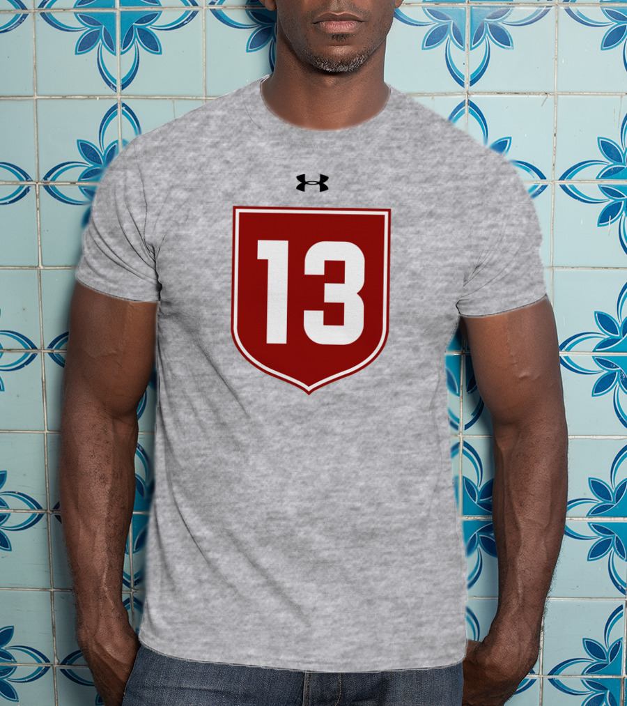 13 Under Armour Red Shield T-Shirt