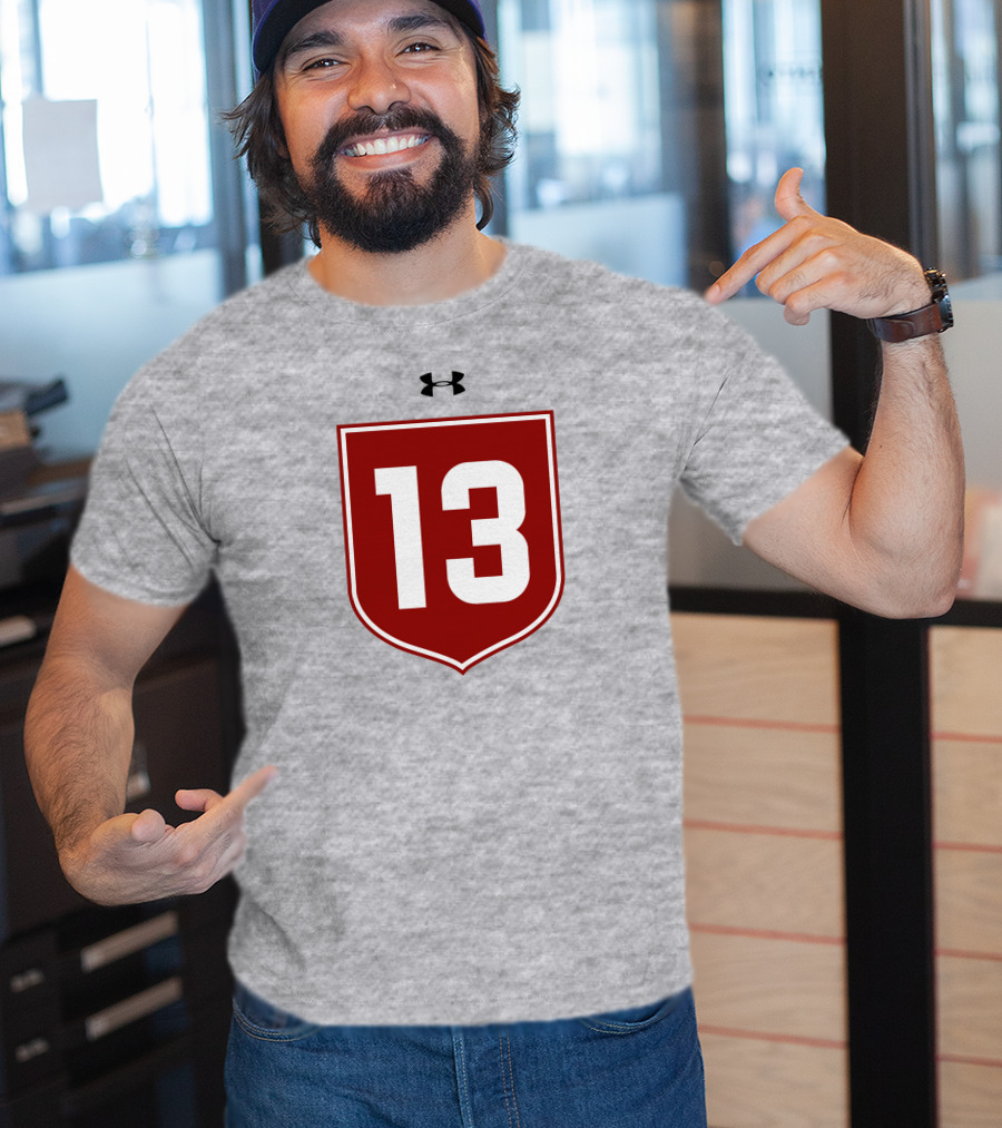 13 Under Armour Red Shield T-Shirt