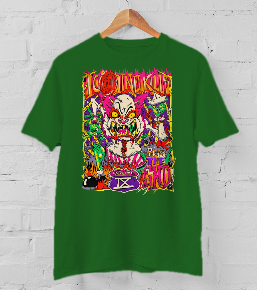 Ice Nine Kills Zombie Clown Route IX It’s The End T-Shirt