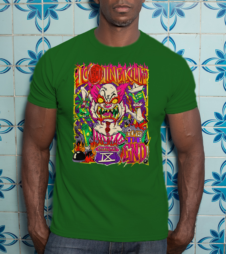 Ice Nine Kills Zombie Clown Route IX It’s The End T-Shirt