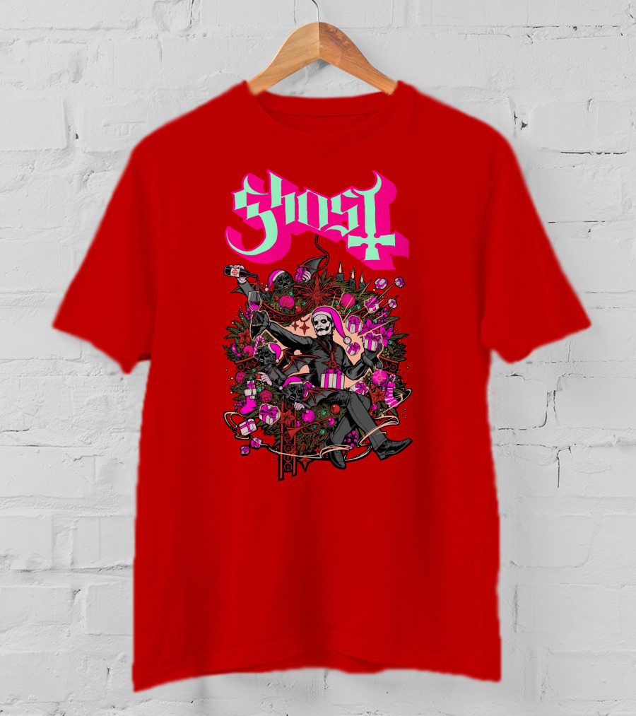 Ghost Holiday Skeleton Festivus T-Shirt