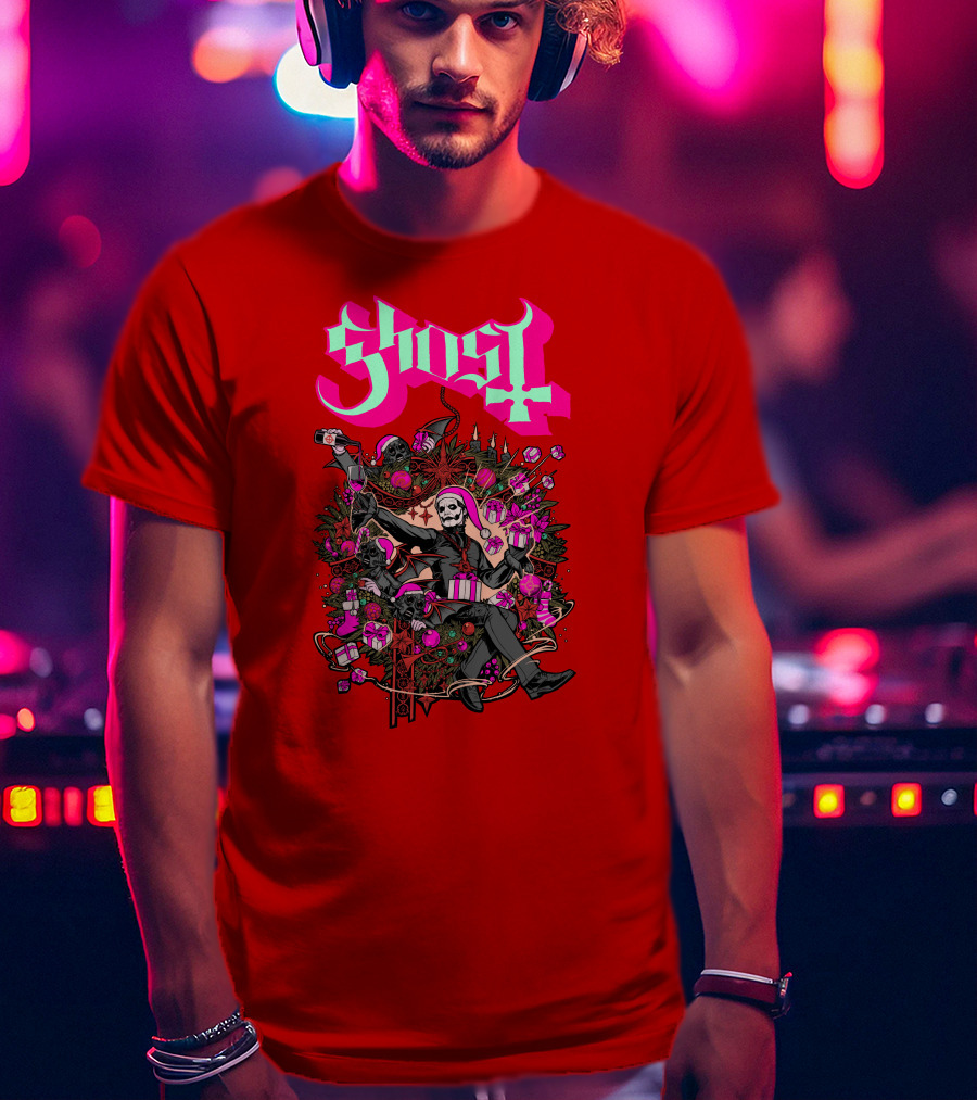 Ghost Holiday Skeleton Festivus T-Shirt