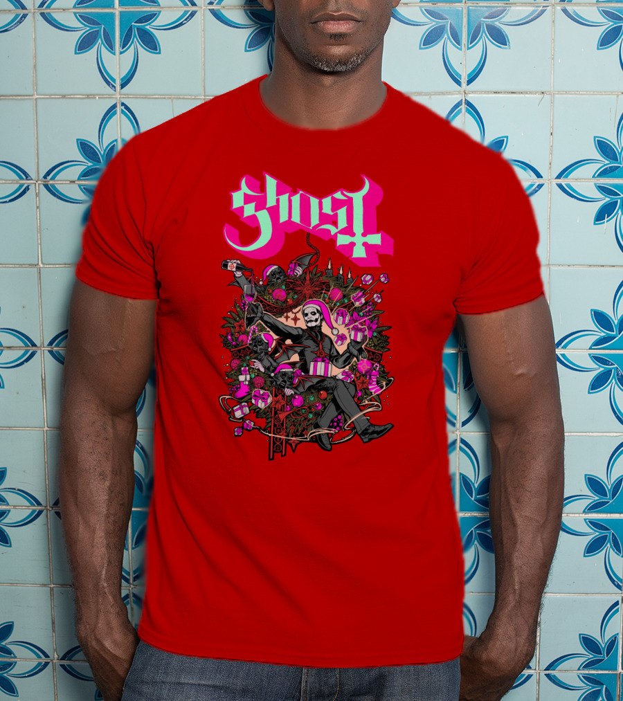 Ghost Holiday Skeleton Festivus T-Shirt