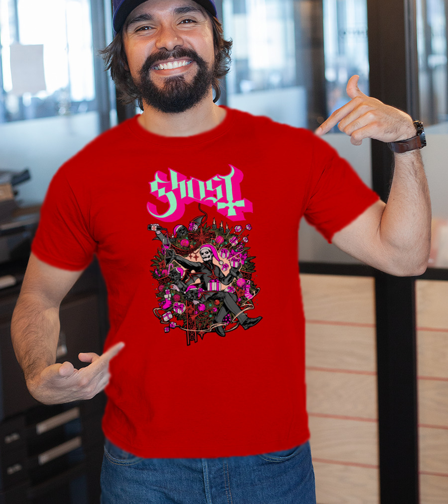 Ghost Holiday Skeleton Festivus T-Shirt