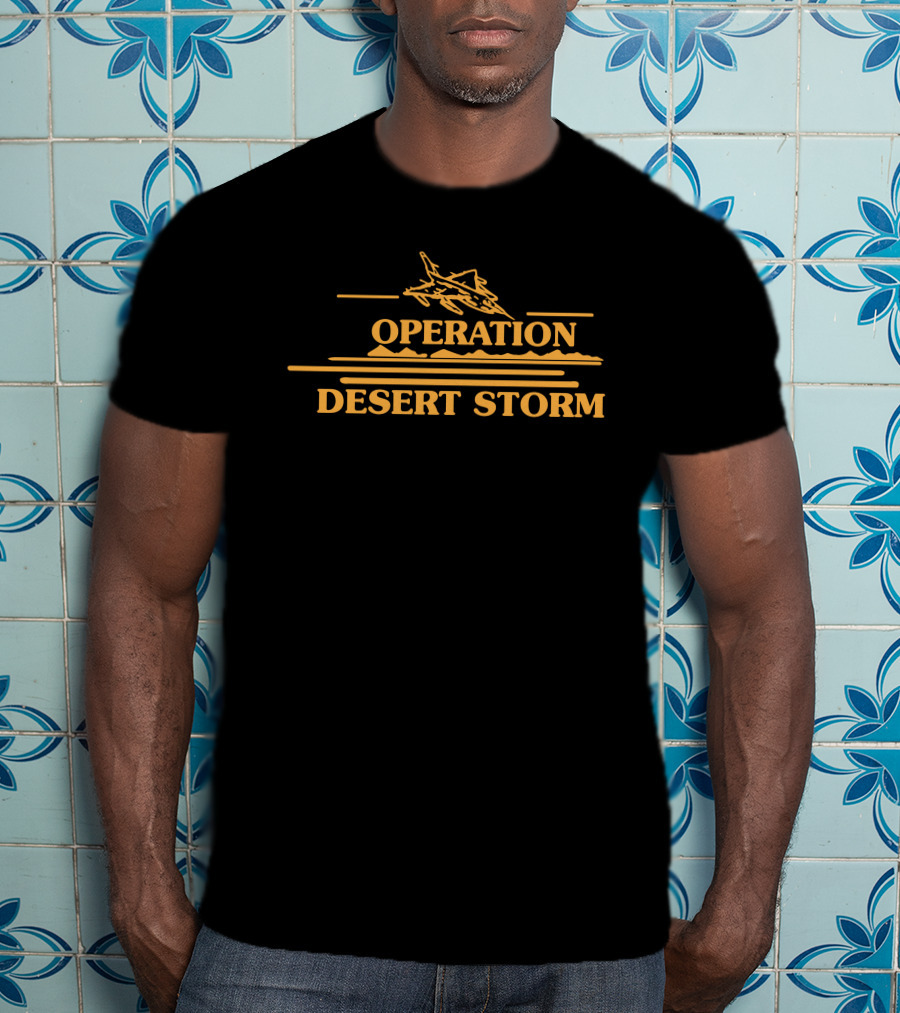 Brandy Operation Desert Storm Fighter Jet T-Shirt