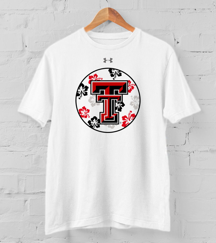 Texas Tech Basketball Hibiscus Maui Under Armour T-Shirt
