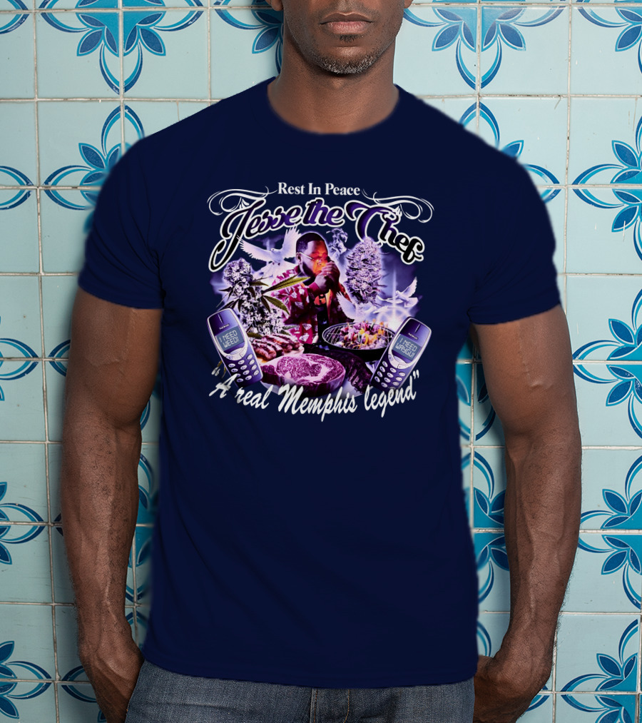 Rest In Peace Jesse The Chef A Real Memphis Legend T-Shirt