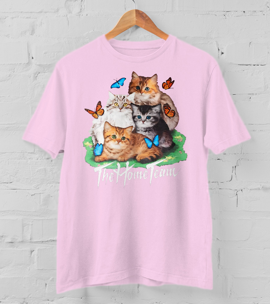 Kittens The Home Team Butterflies T-Shirt