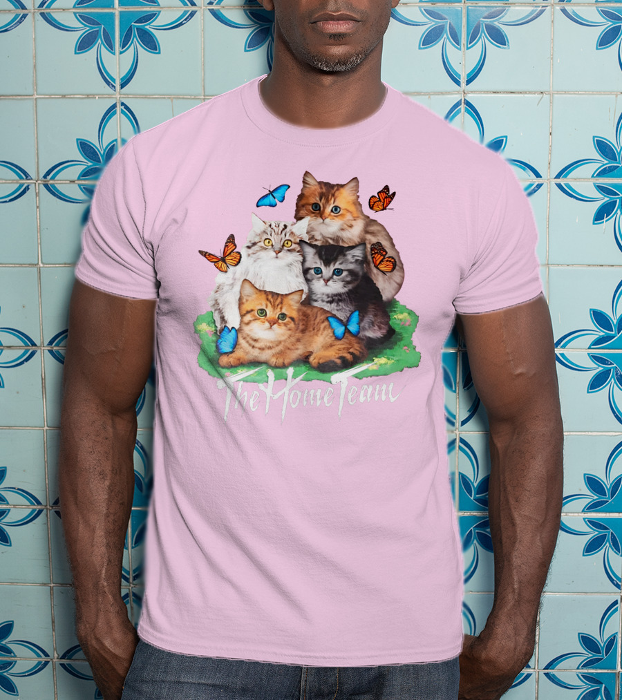 Kittens The Home Team Butterflies T-Shirt