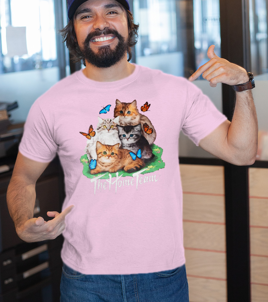 Kittens The Home Team Butterflies T-Shirt
