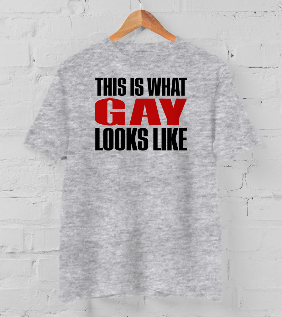 This Is What Gay Looks Like Bold Red T-Shirt