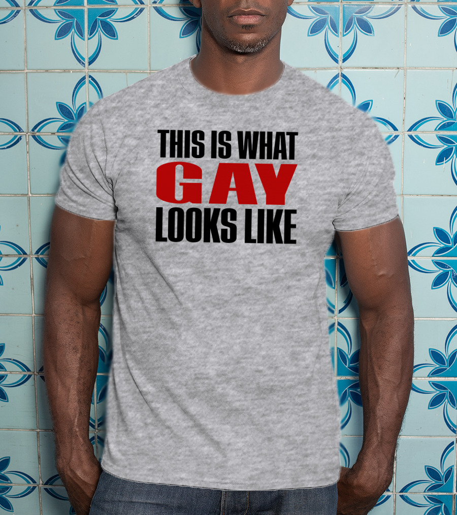 This Is What Gay Looks Like Bold Red T-Shirt
