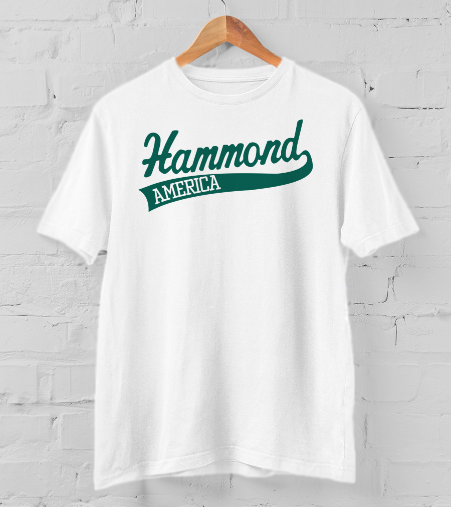 Hammond America Classic Script Baseball T-Shirt