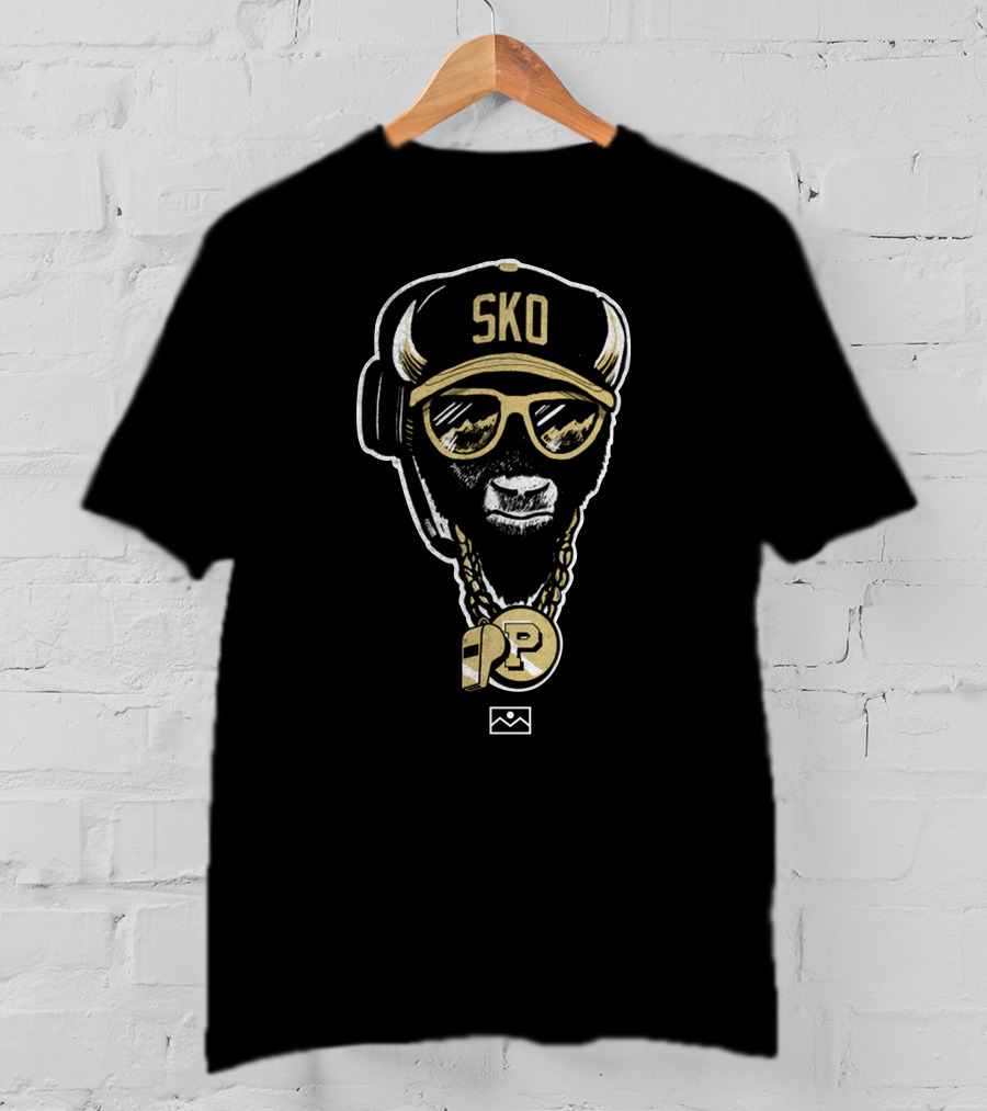 SKO Time P Mascot Rapper Style Bear With Shades And Cap T-Shirt