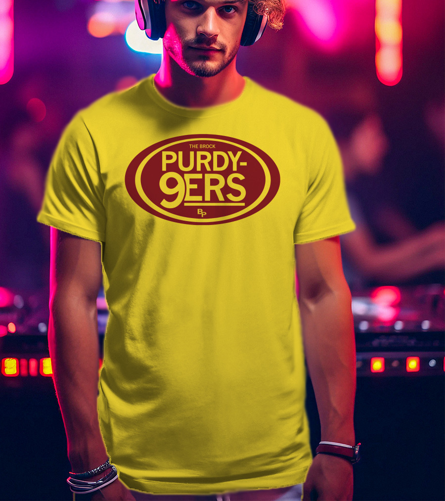 The Brock Purdy-9Ers BP Logo Oval T-Shirt