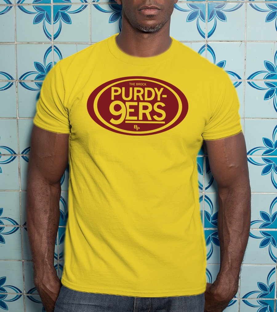 The Brock Purdy-9Ers BP Logo Oval T-Shirt
