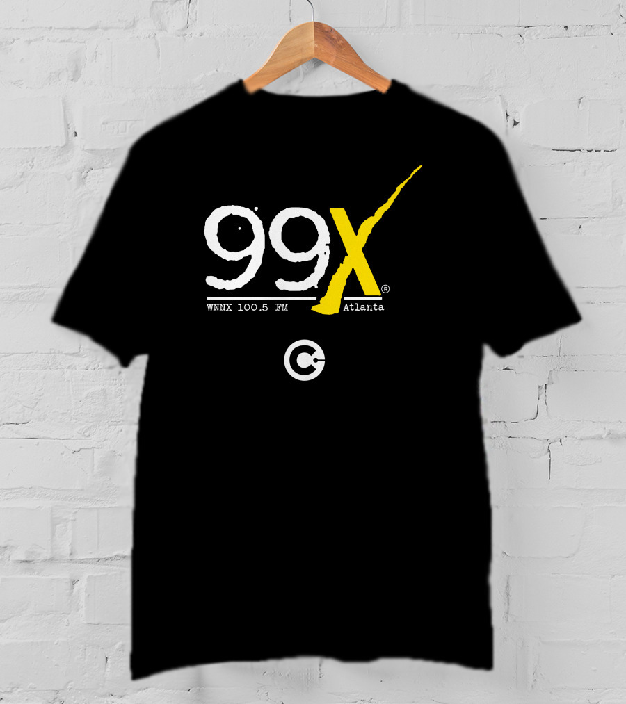 99X WNNX 100.5 FM Atlanta Radio Station T-Shirt