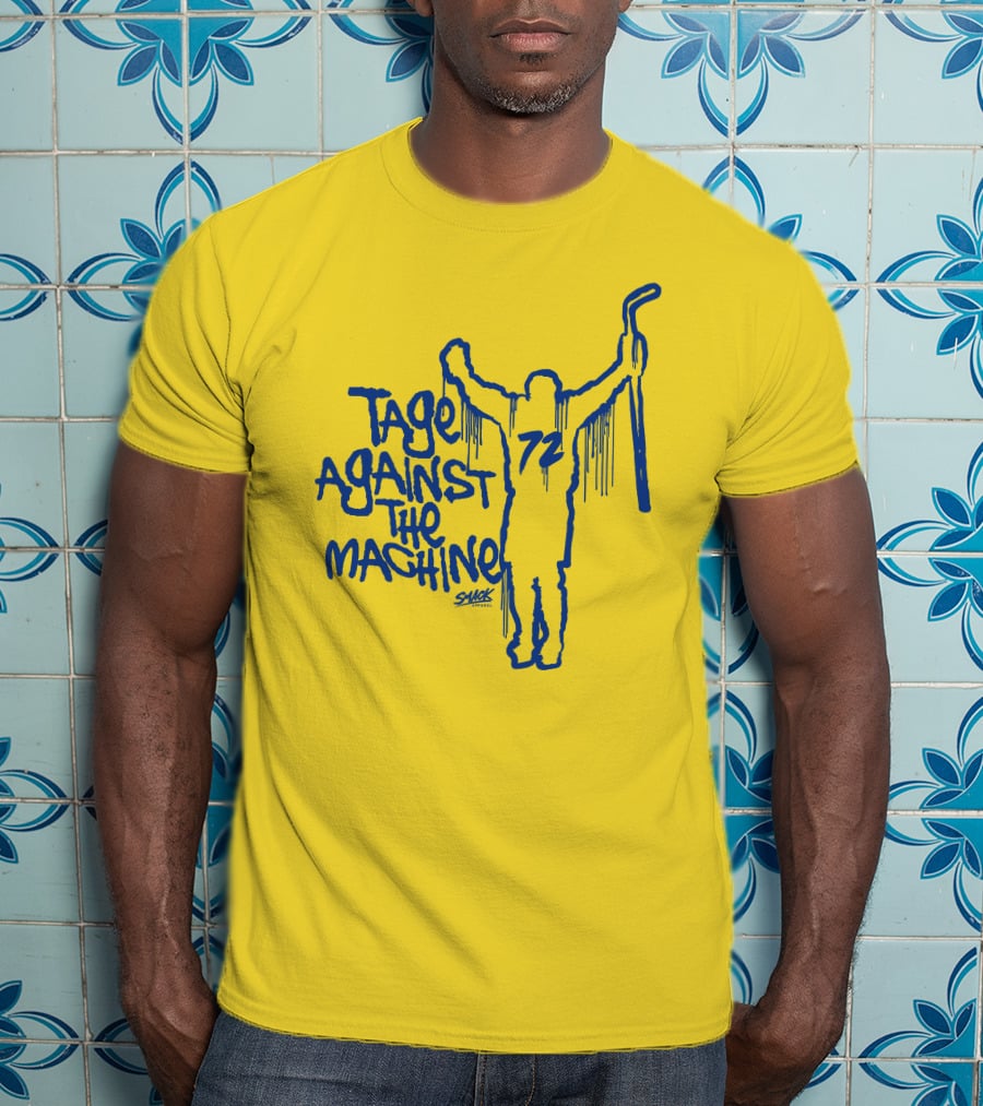 Tage Against The Machine 72 Hockey Silhouette Smack T-Shirt