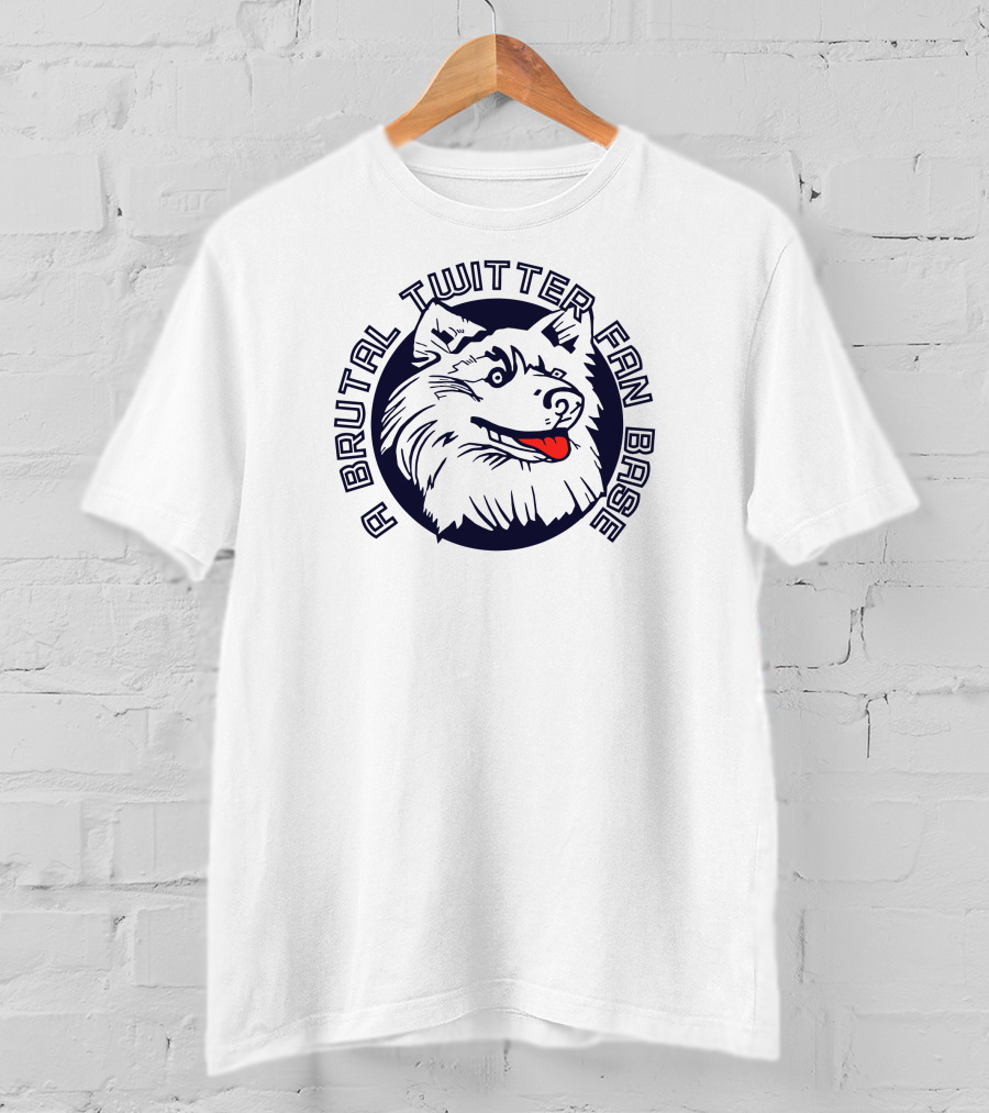 A Brutal Twitter Fan Base Wolf Face T-Shirt