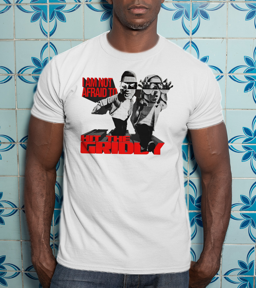 I Am Not Afraid To Hit The Griddy With Retro Dance Figures T-Shirt