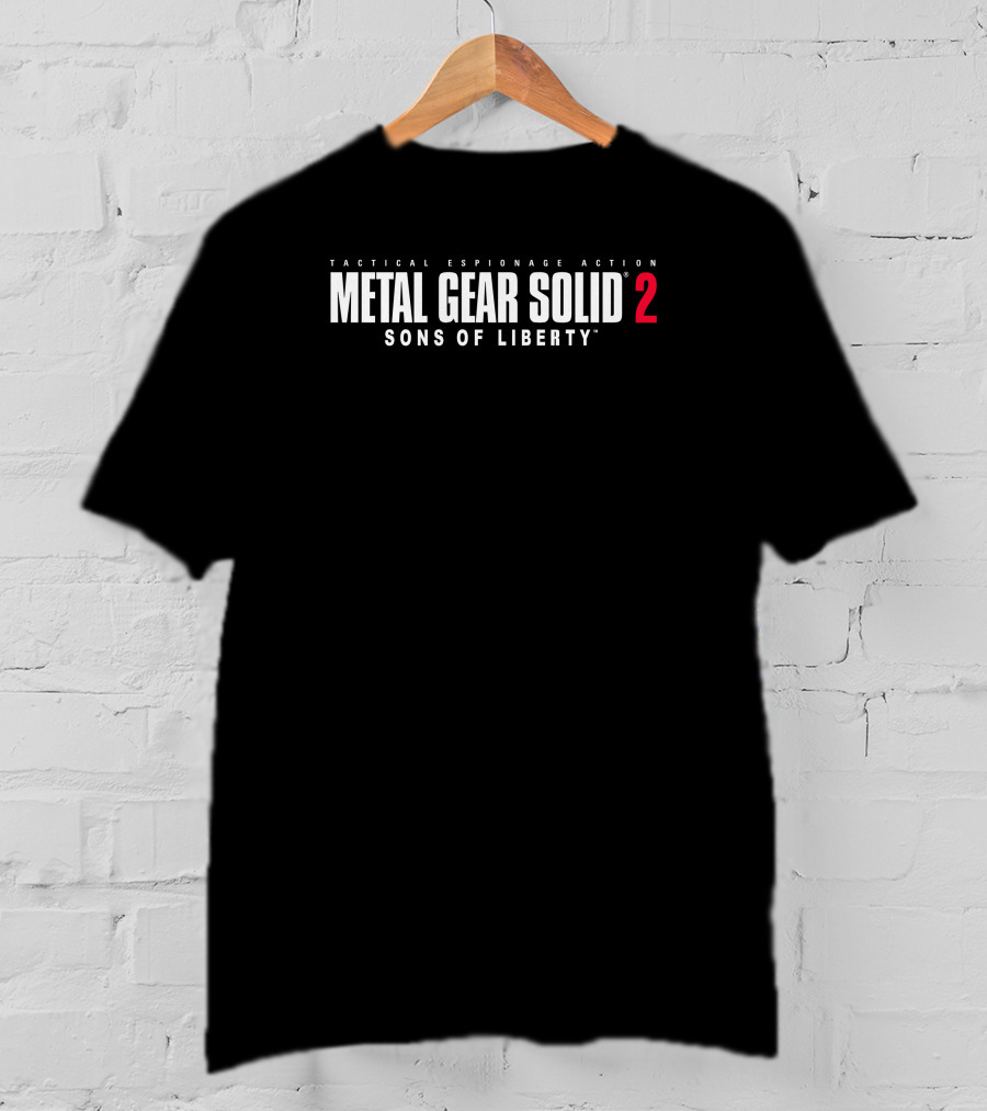 Metal Gear Solid 2 Sons Of Liberty Tactical Espionage Action T-Shirt