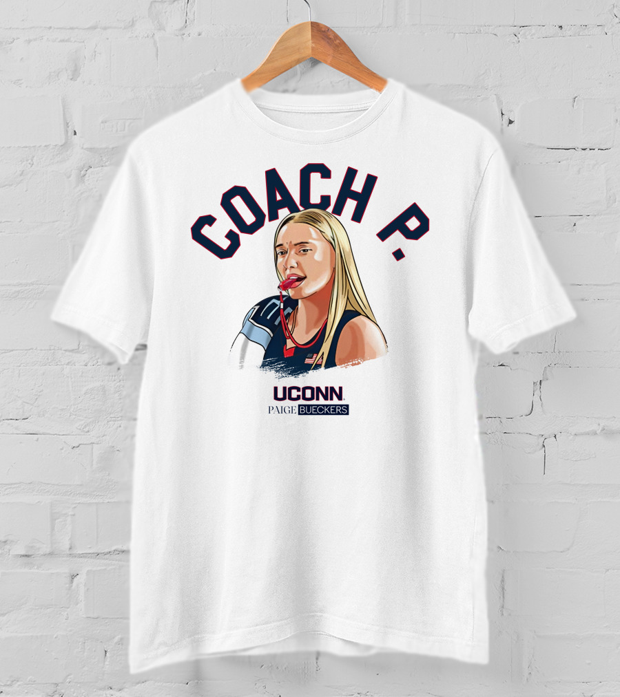 Coach P Paige Bueckers UConn T-Shirt