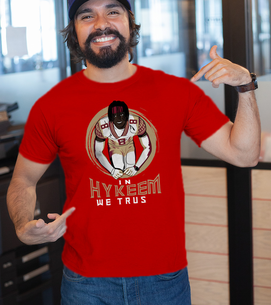 Hykeem Football Embrace Number 8 In Hykeem We Trust T-Shirt