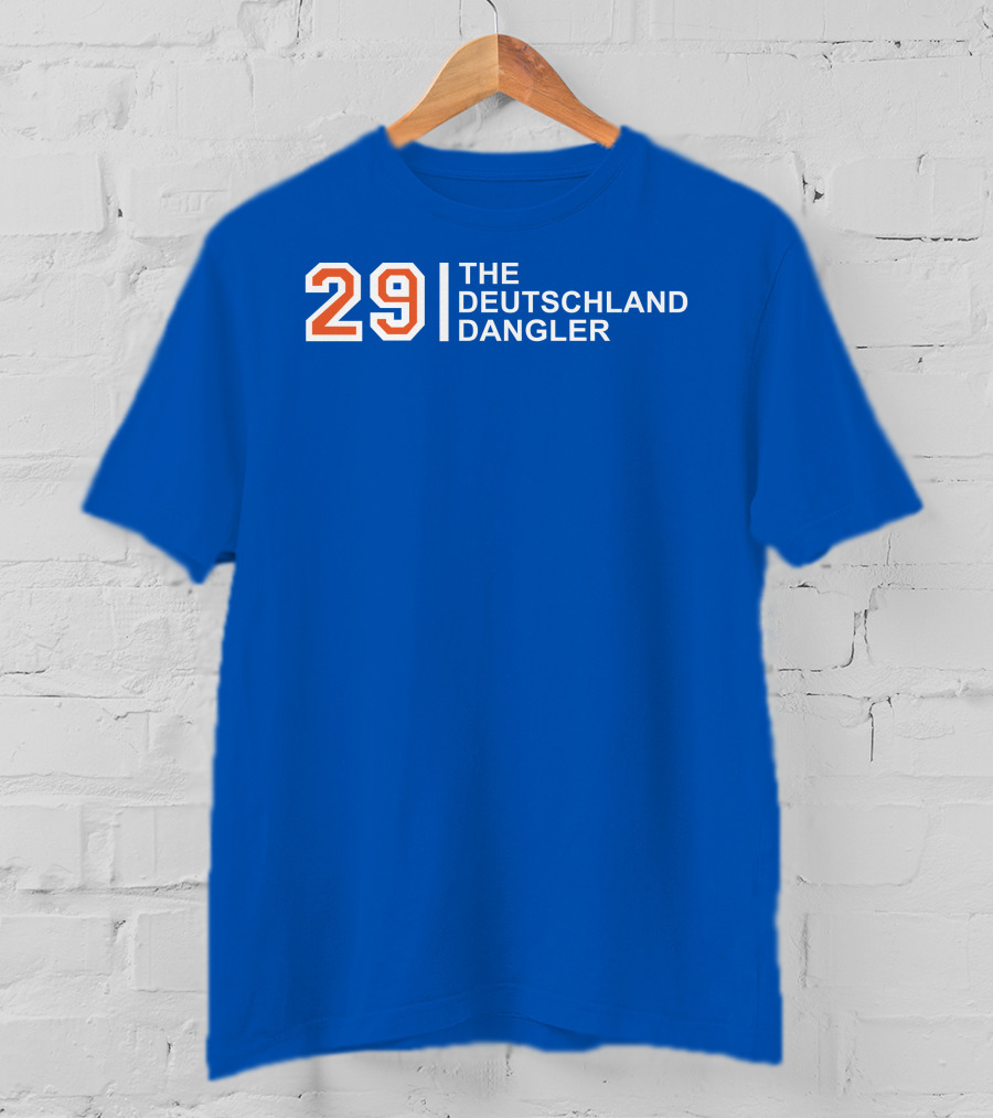 29 The Deutschland Dangler Hockey Sports Jersey T-Shirt
