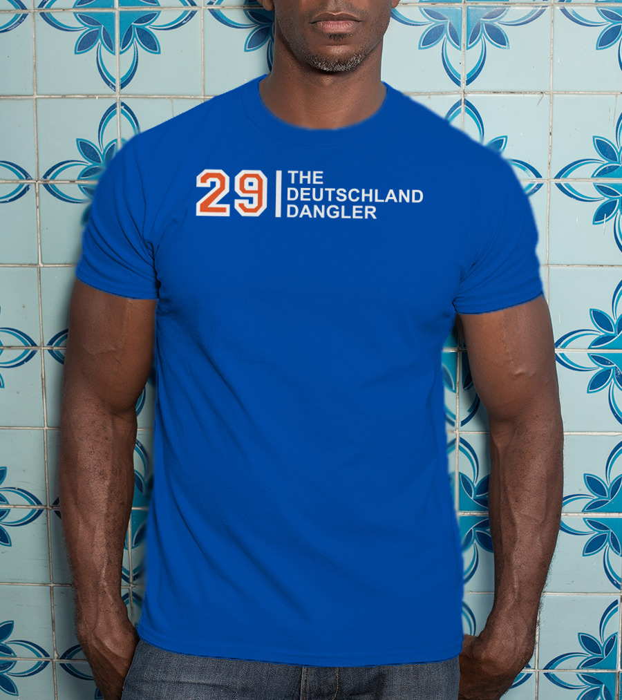 29 The Deutschland Dangler Hockey Sports Jersey T-Shirt
