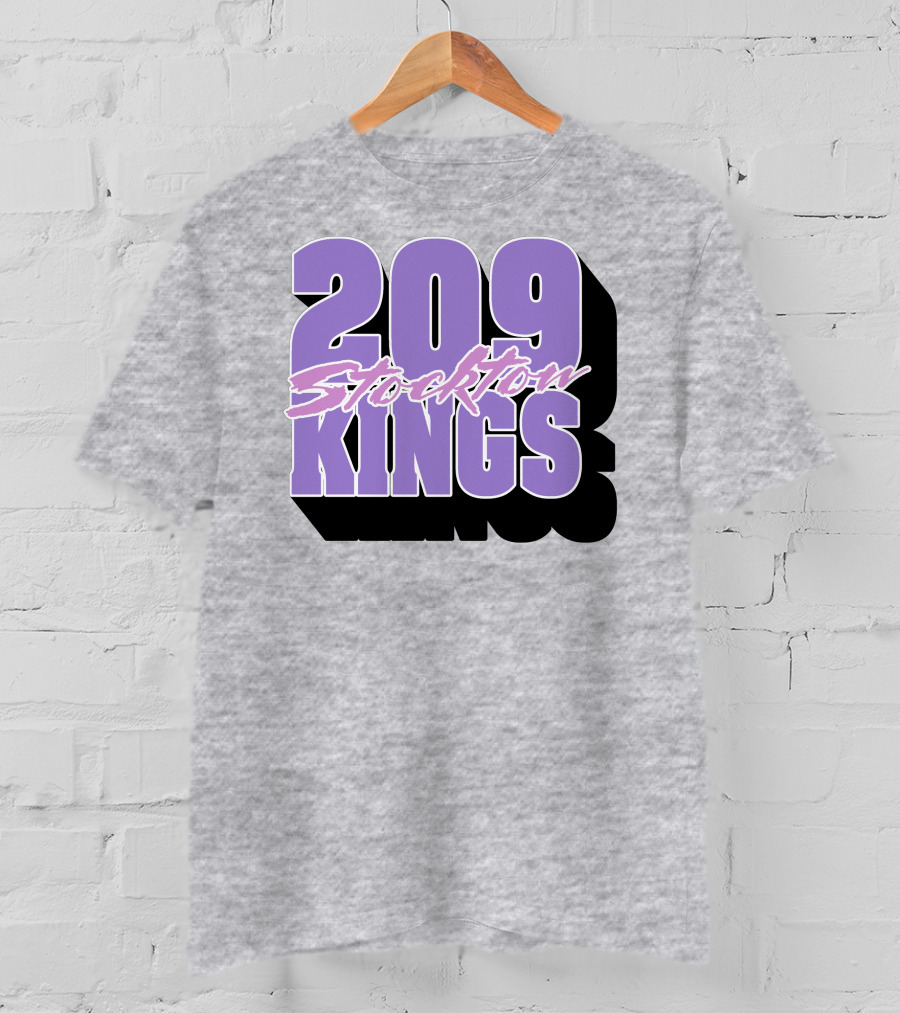 209 Stockton Kings Basketball Team T-Shirt