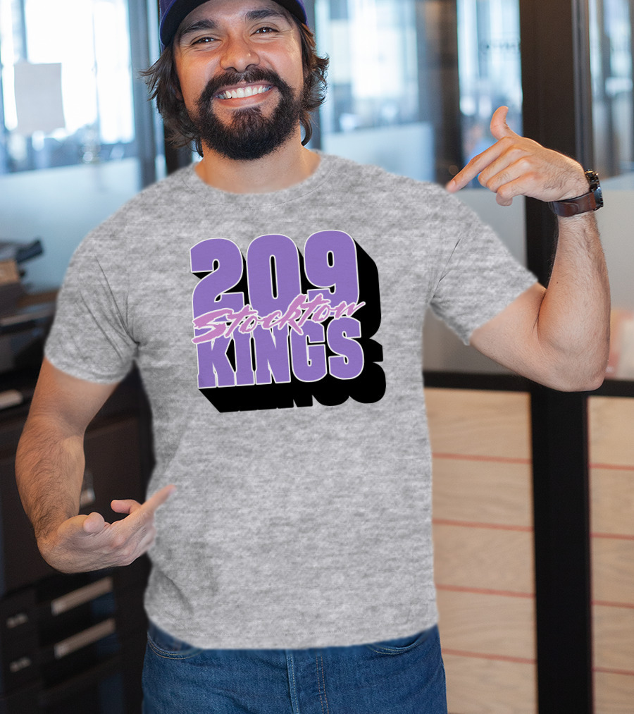 209 Stockton Kings Basketball Team T-Shirt