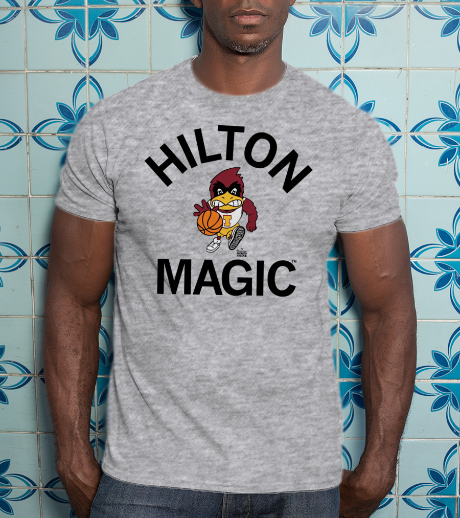 Hilton Magic Basketball Vintage Cyclone 1974 T-Shirt