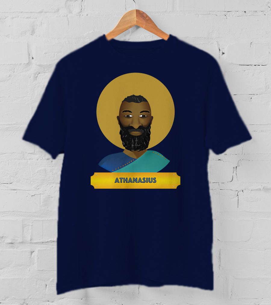 Athanasius Portrait Icon With Heritage Significance T-Shirt