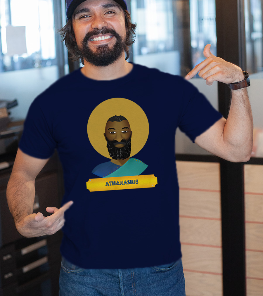 Athanasius Portrait Icon With Heritage Significance T-Shirt