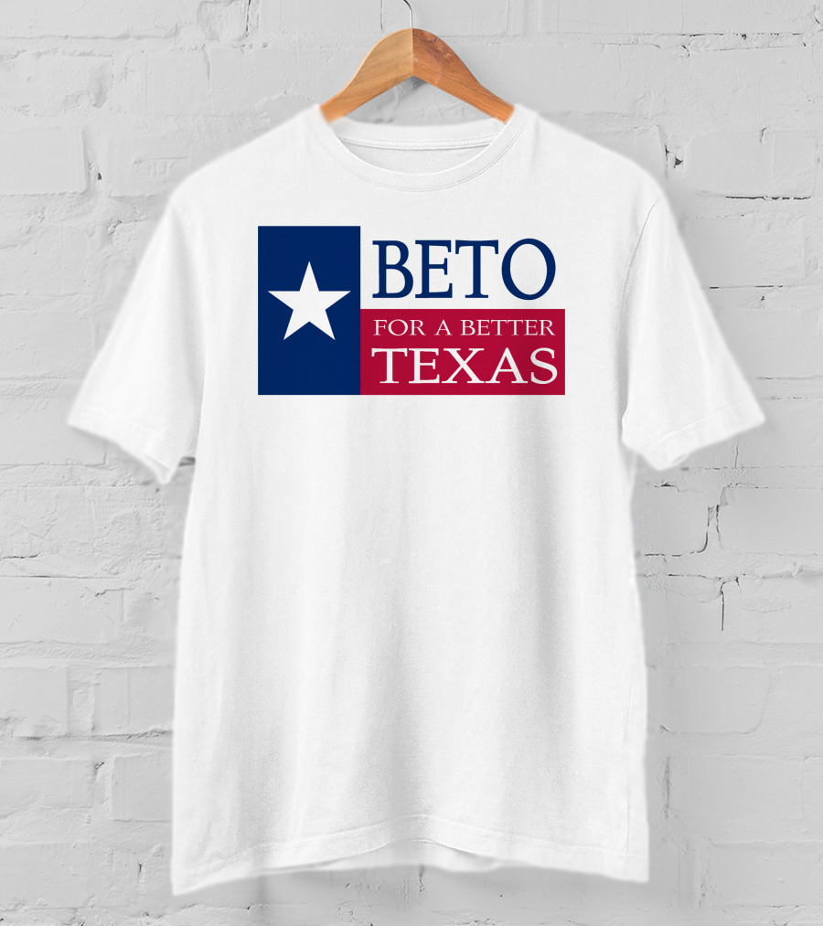Beto For A Better Texas Star Flag T-Shirt