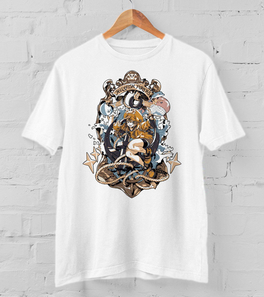 Jellyfish Pirates May Strive Guilty Gear Victory T-Shirt