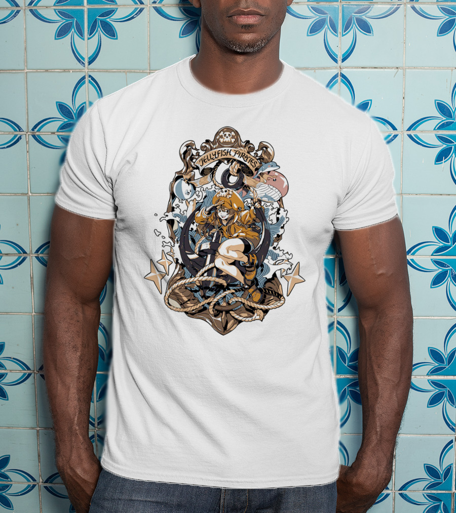 Jellyfish Pirates May Strive Guilty Gear Victory T-Shirt