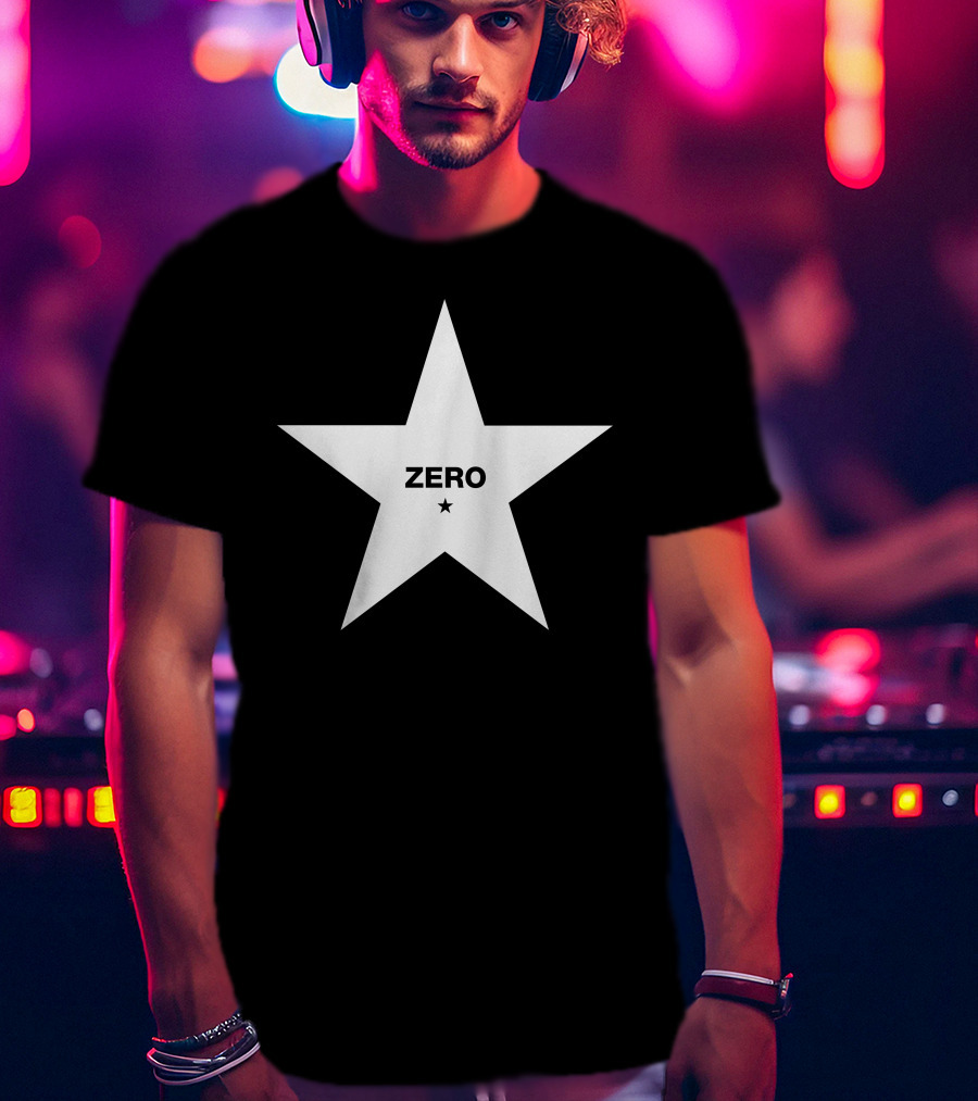 Smashing Pumpkins Zero Star Iconic White Star T-Shirt