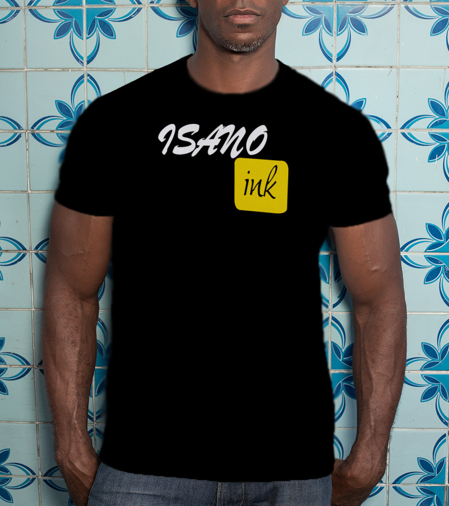 ISANO Ink Bold Minimalist Design Stylish Typography T-Shirt