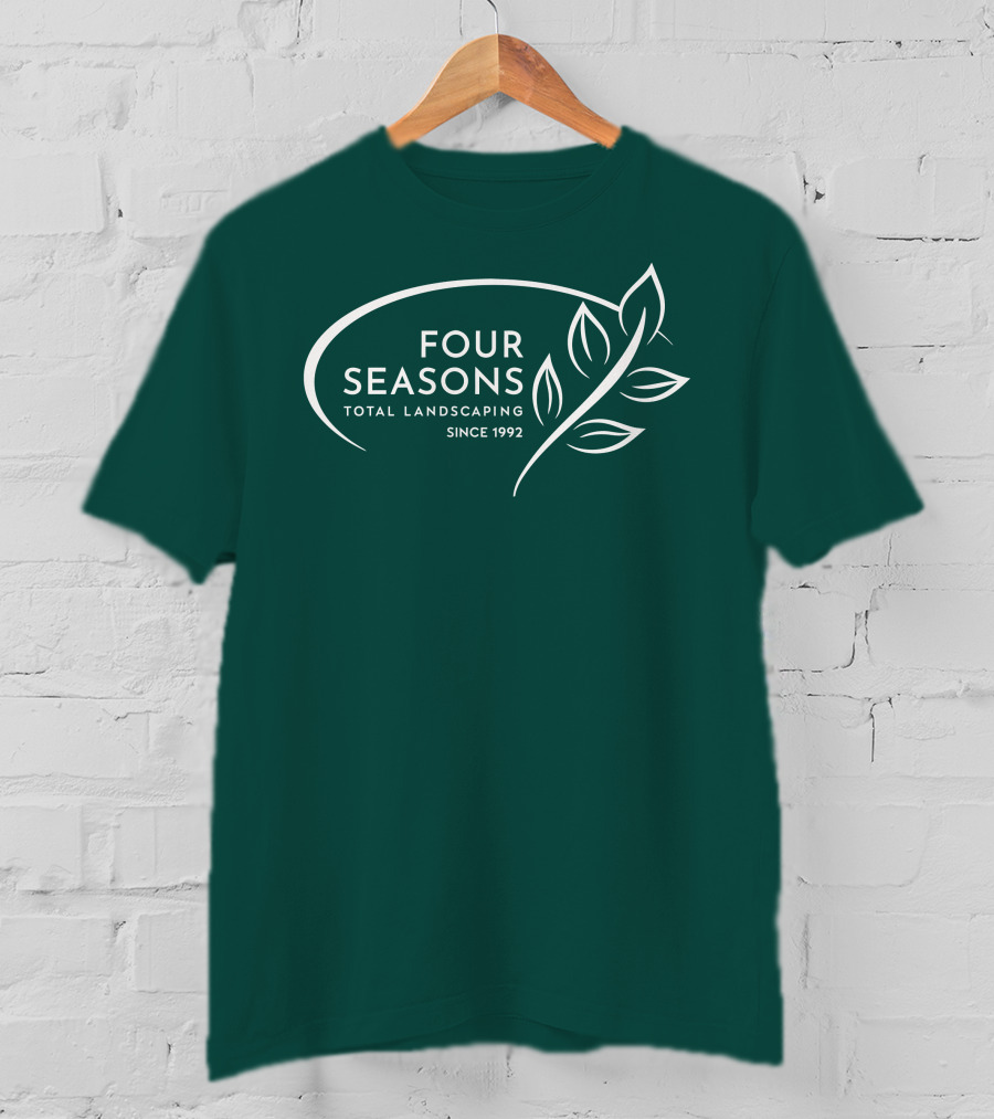 Four Seasons Total Landscaping Since 1992 Leaf T-Shirt