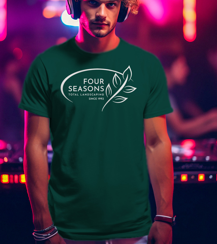 Four Seasons Total Landscaping Since 1992 Leaf T-Shirt