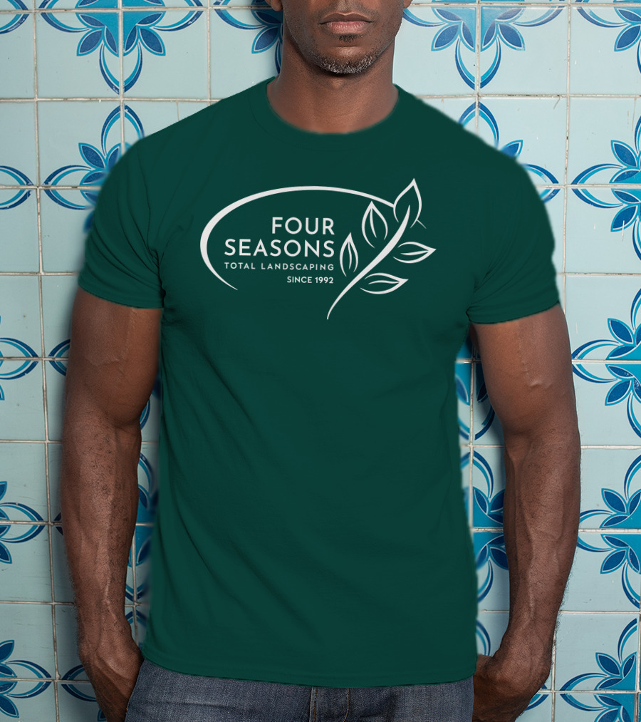 Four Seasons Total Landscaping Since 1992 Leaf T-Shirt