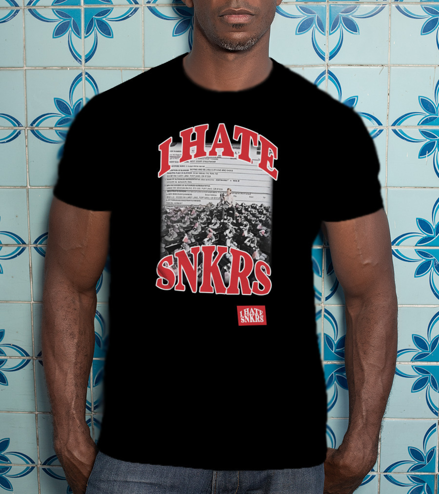 Seattle Seahawks Joe Mama I Hate Snkrs Shopping Chaos T-Shirt
