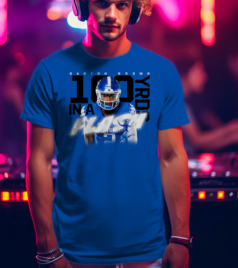 Barion Brown Kentucky 100 Yards In A Flash T-Shirt