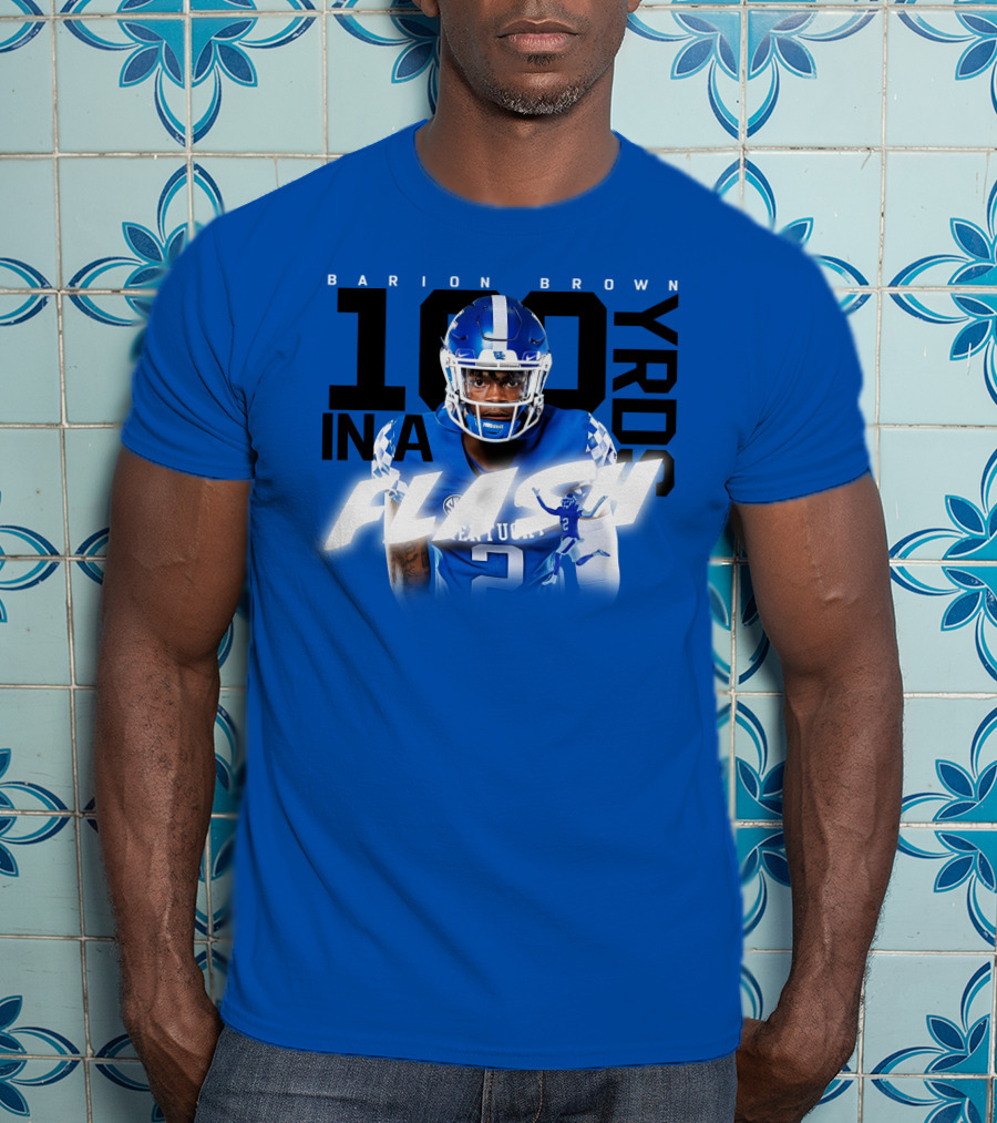 Barion Brown Kentucky 100 Yards In A Flash T-Shirt